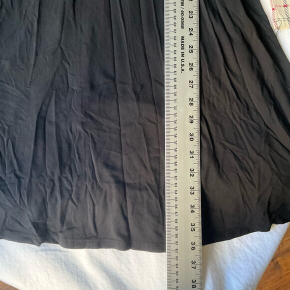 Reborn J Women’s Long Sleeve “Freesize” Dress size S, Solid Black, 95% Rayon - Picture 3 of 7